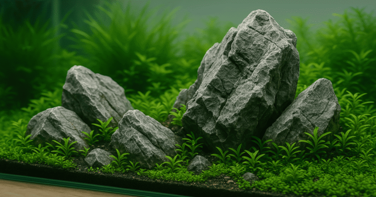 "Pierres Seiryu aquarium pour aquascaping naturel