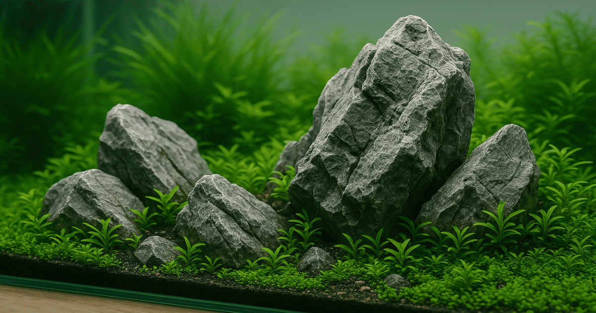 "Pierres Seiryu aquarium pour aquascaping naturel