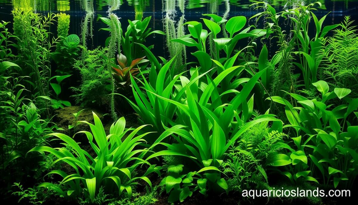 Aquarium idéal avec poissons robustes et plantes faciles