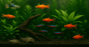 poissons robustes pour débuter dans un aquarium d’eau douce planté