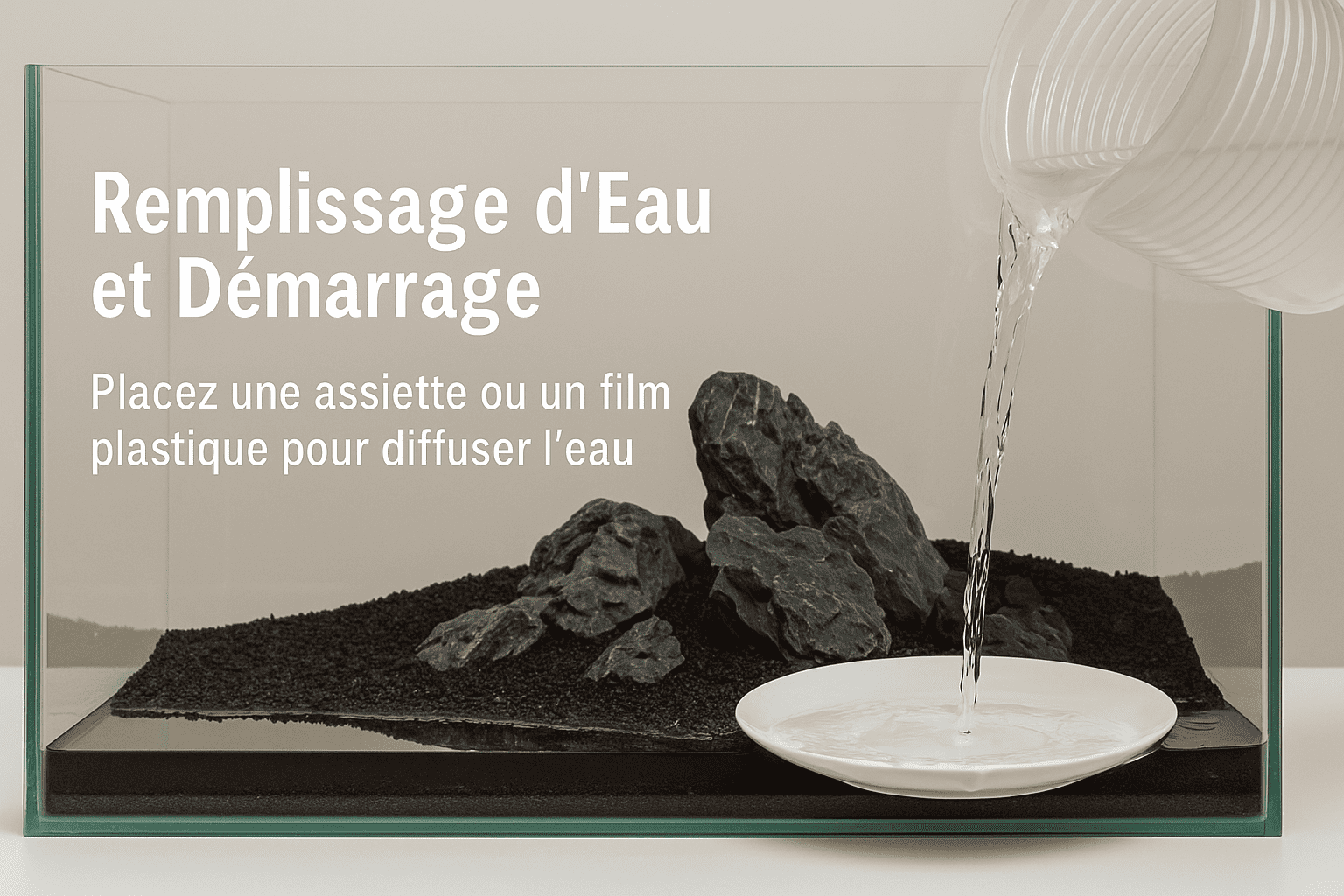 Remplissage d'eau