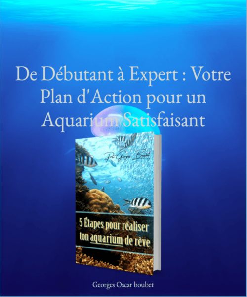 Couverture e‑book – De Débutant à Expert : Votre Plan d’Action pour un Aquarium Satisfaisant