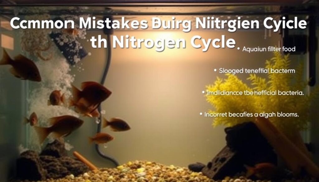 erreurs cyclage aquarium