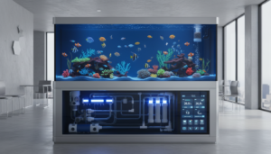 systèmes connectés aquarium