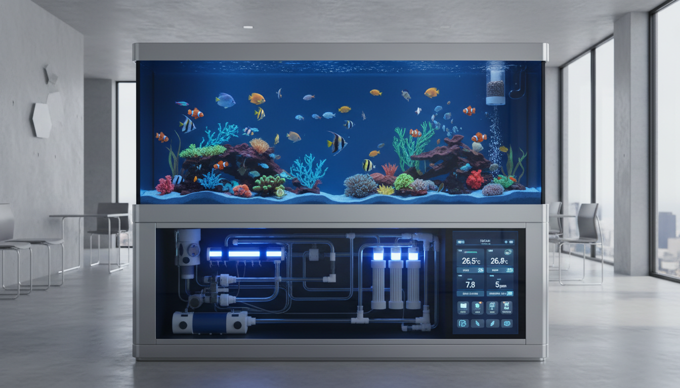 systèmes connectés aquarium