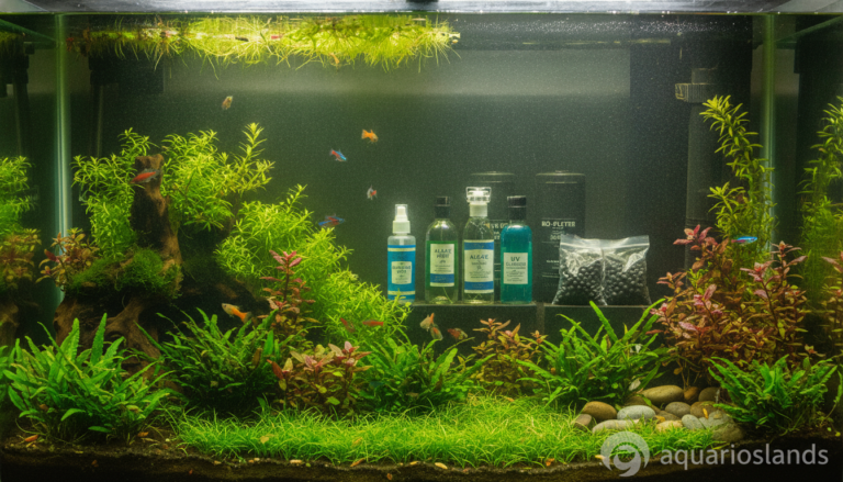 Anti-algues aquarium : quels produits choisir sans traiter au hasard ?