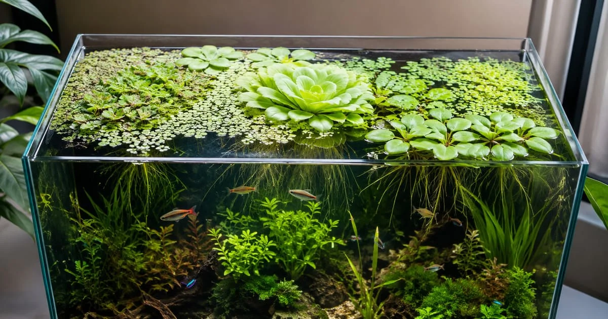 Plante flottante aquarium : 10 espèces faciles