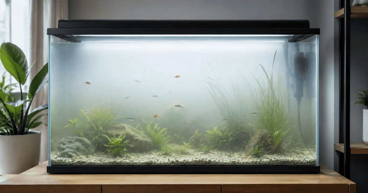 Eau laiteuse dans l’aquarium : causes et solutions