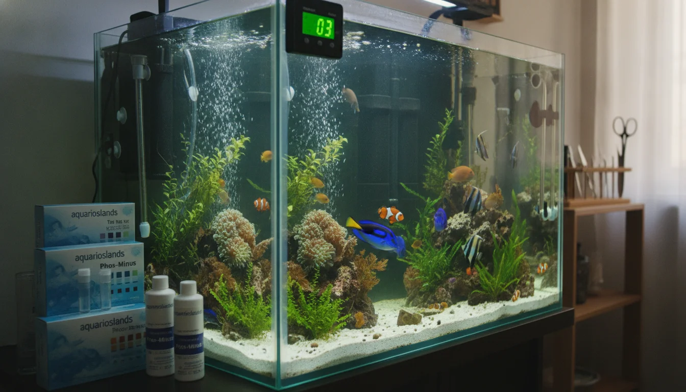 Phosphates aquarium : quels produits choisir pour réduire les PO4 ?
